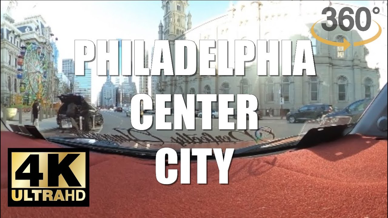 Center City Philadelphia During Holiday Season 360 VR Videos Virtual Reality Interactive 4K