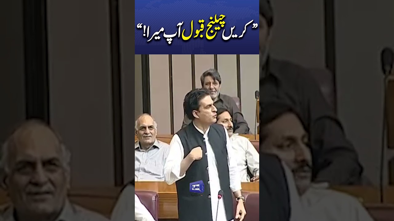 PTI Leader Throws Direct Challenge at Government | NA Session #trendingnow #viralshorts