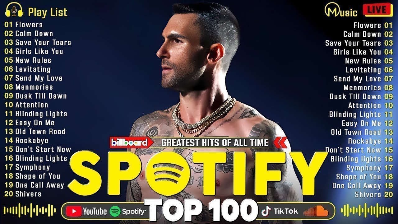 Spotify Pop Hits 2026 🎶 Ed Sheeran, Dua Lipa, The Weeknd, Bruno Mars, Adele, Selena Gomez, Maroon 5