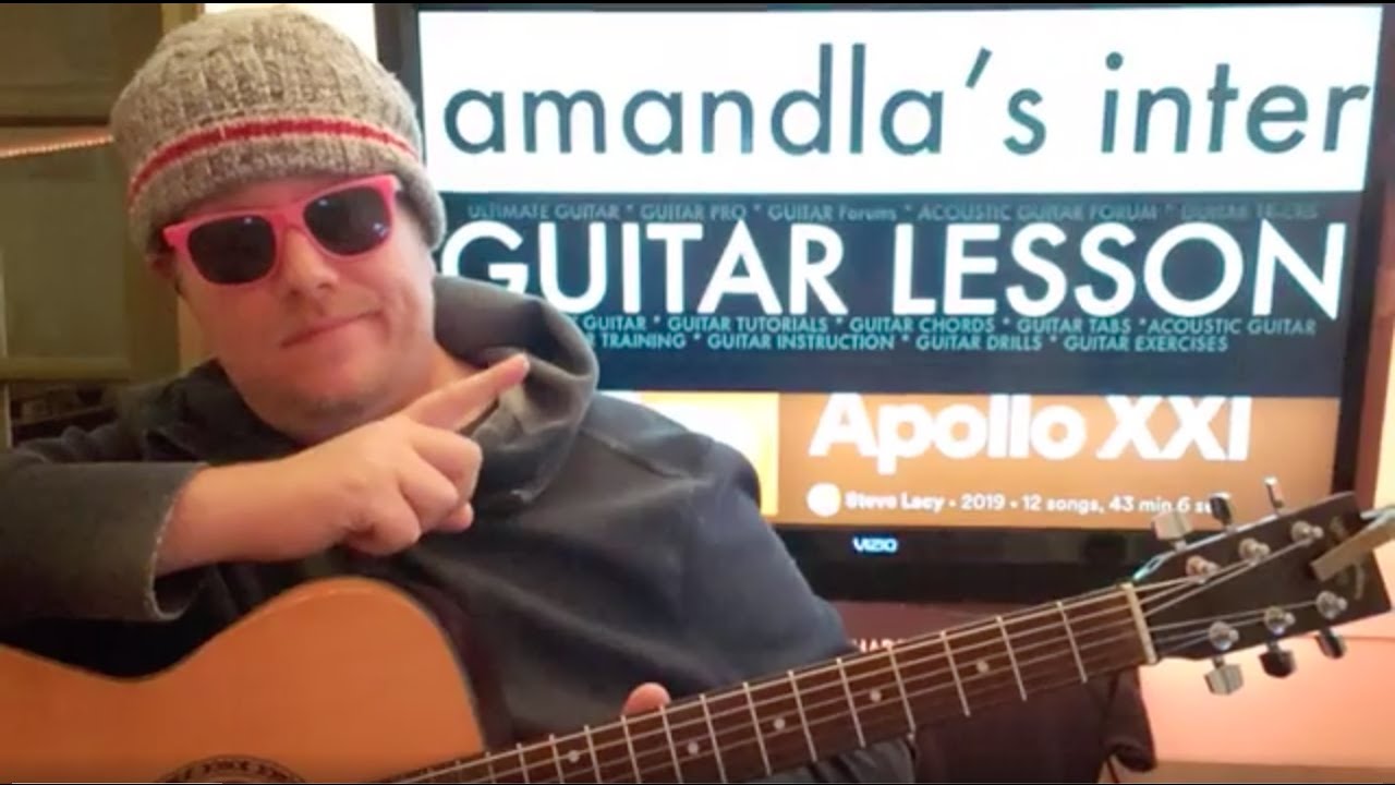 How To Play amandla's interlude - Steve Lacy  guitar tutorial (Beginner Lesson!)