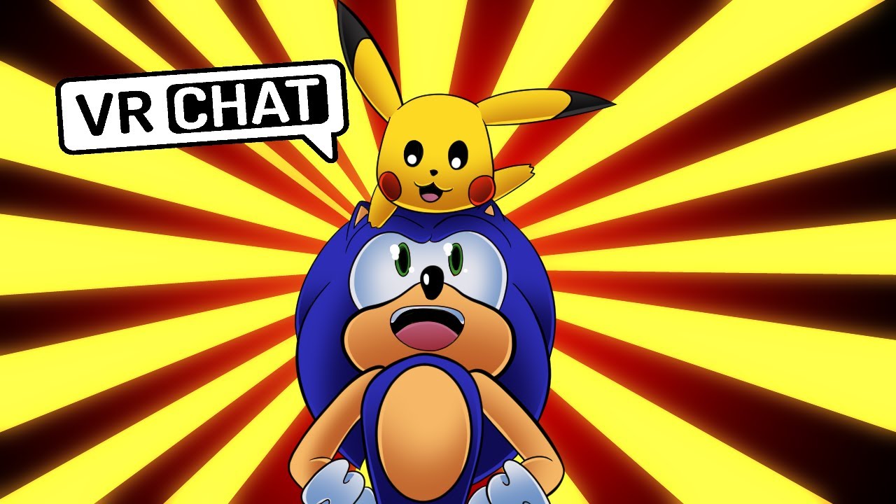 SONIC MEETS PIKACHU IN VR CHAT