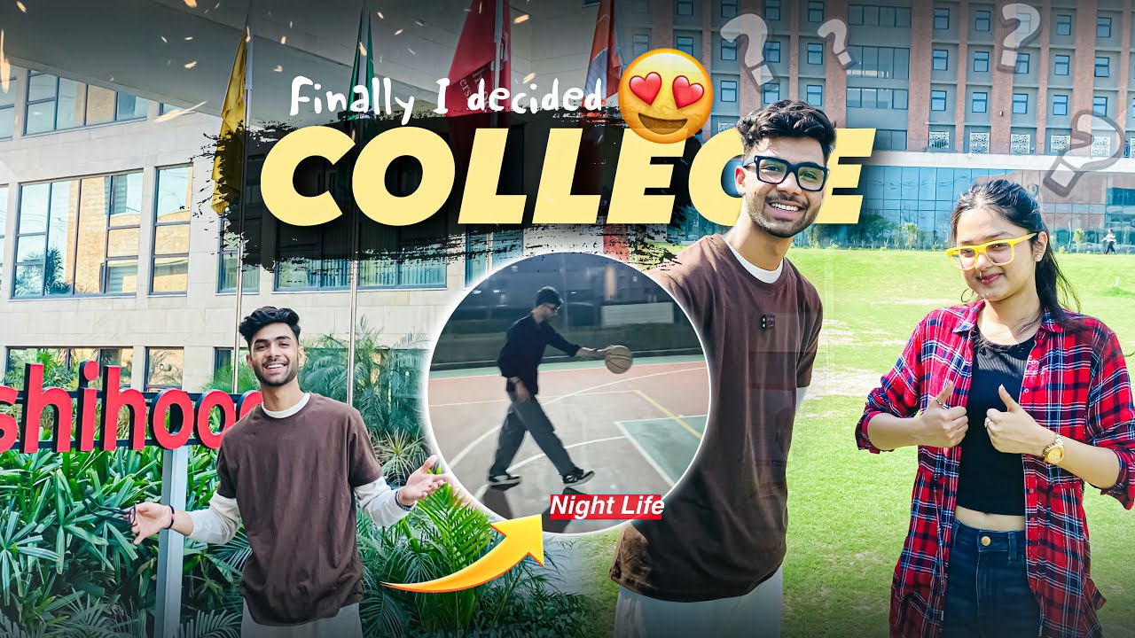 Finally Decided My College😍| Meeting New Friends ft. Rishihood University🔥