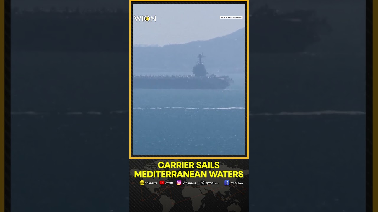 USS Gerald R. Ford Carrier Sails Near Gibraltar: Iran Tensions Escalate