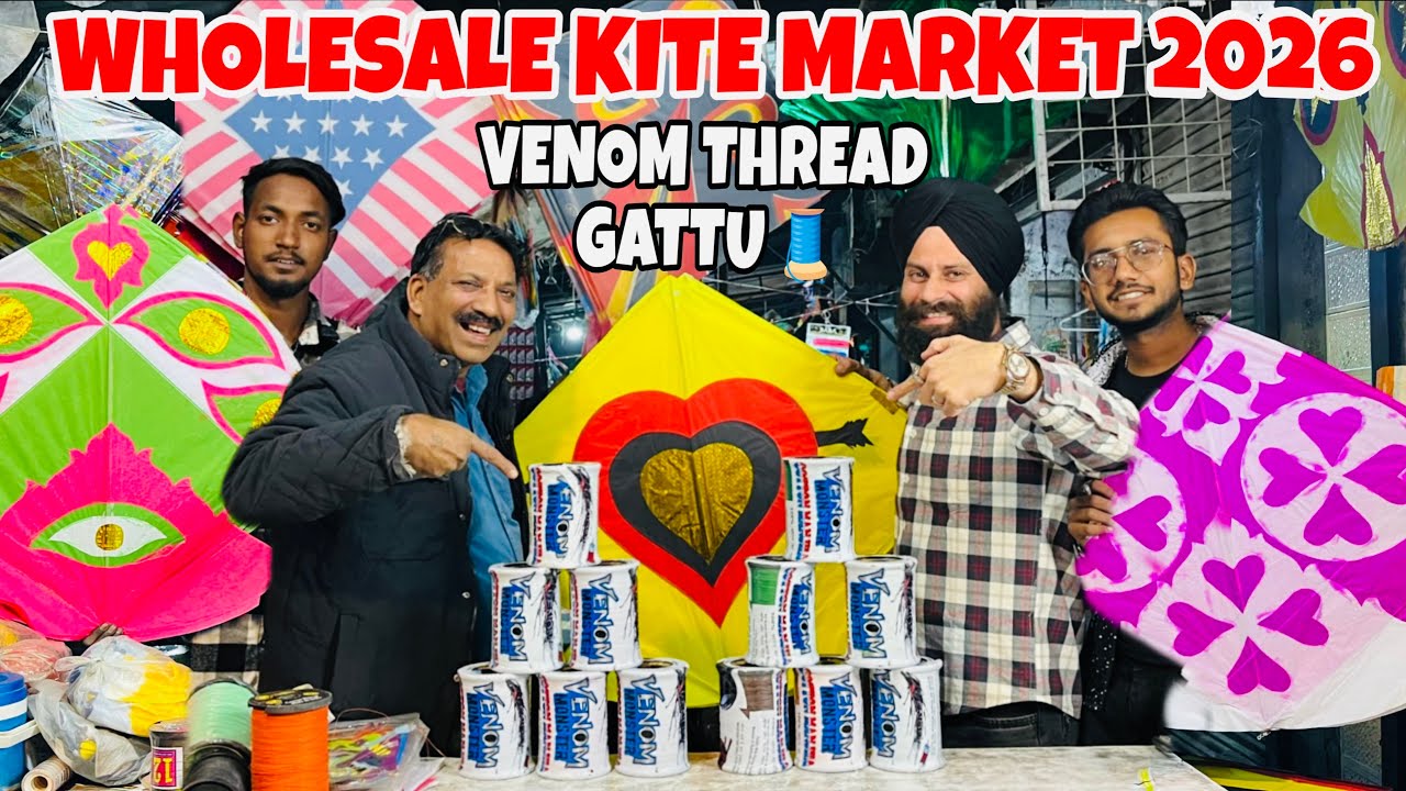 Wholesale Kite Market in Amritsar🪁| Pawan Kite Store😍