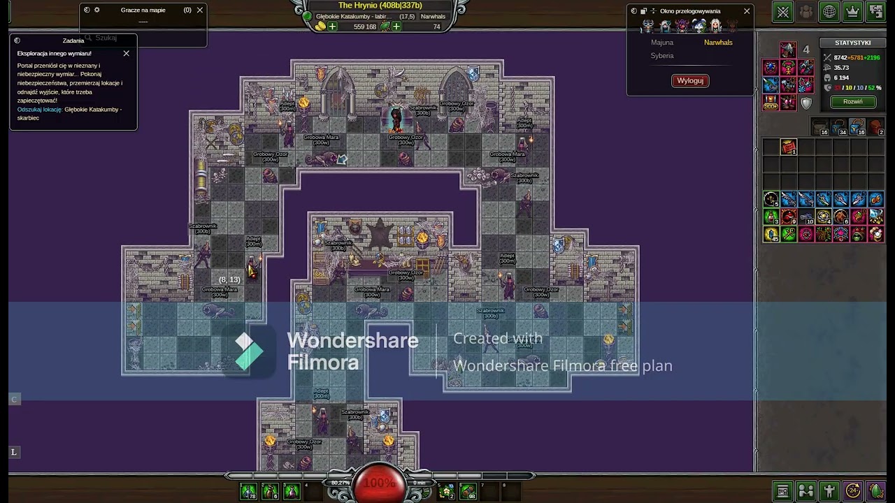 Margonem - Głębokie katakumby 300lvl+