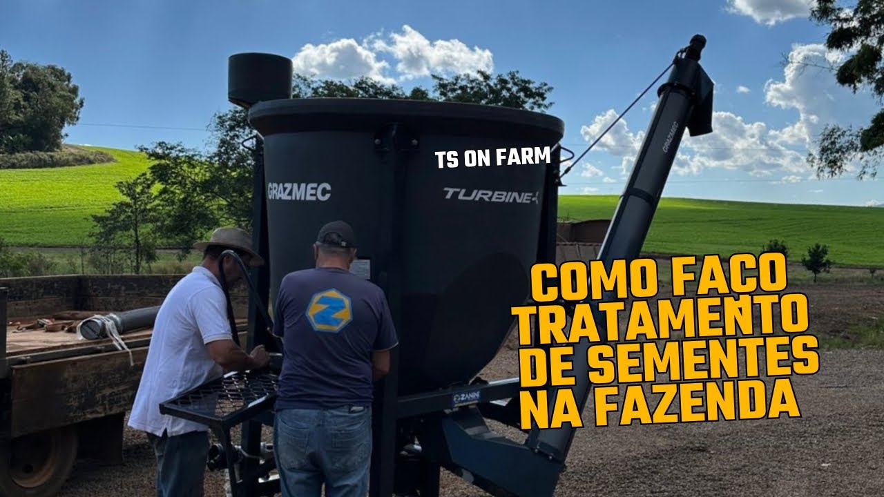 Tratamento de sementes ON FARM com TURBINE GRAZMEC!
