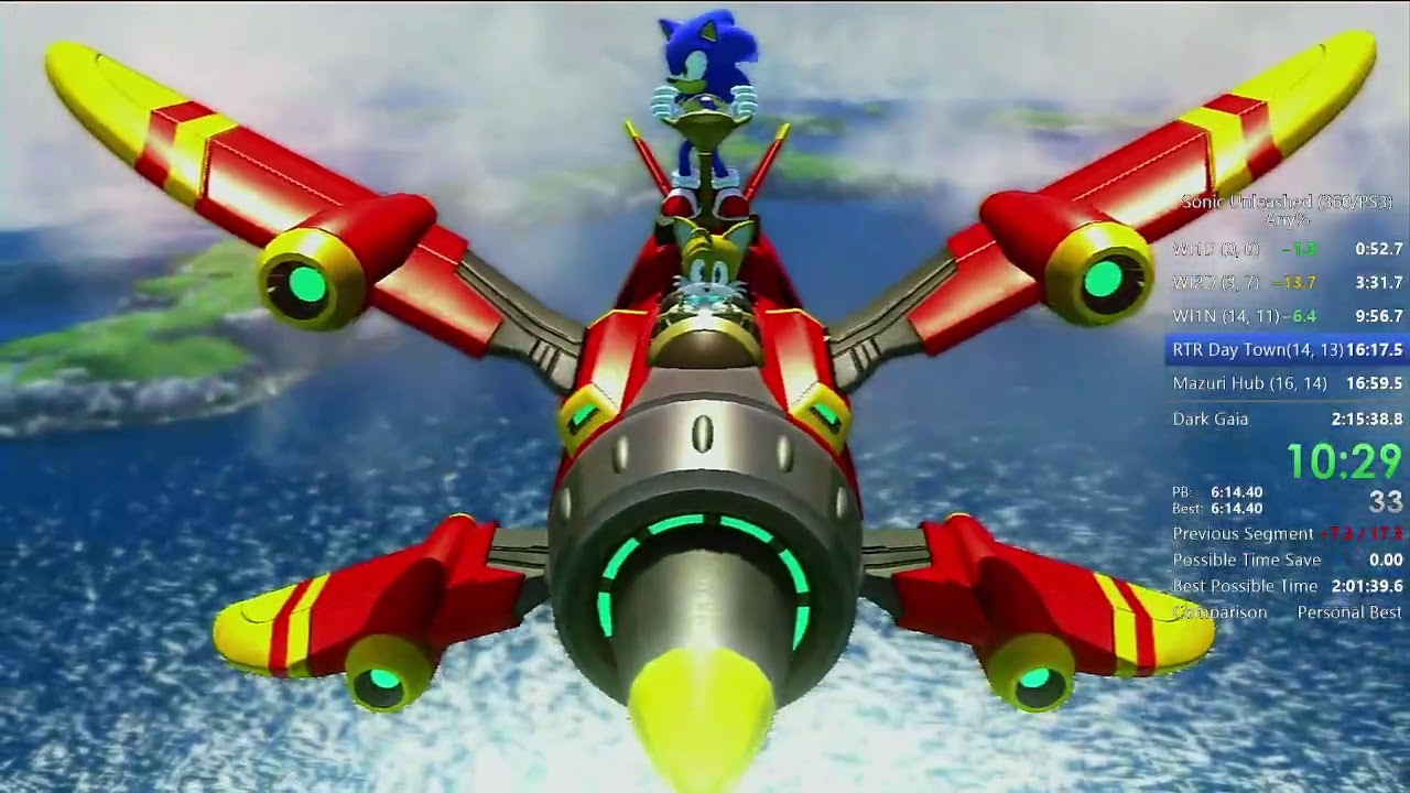 Sonic Unleashed Any% Speedrun 2:05:00
