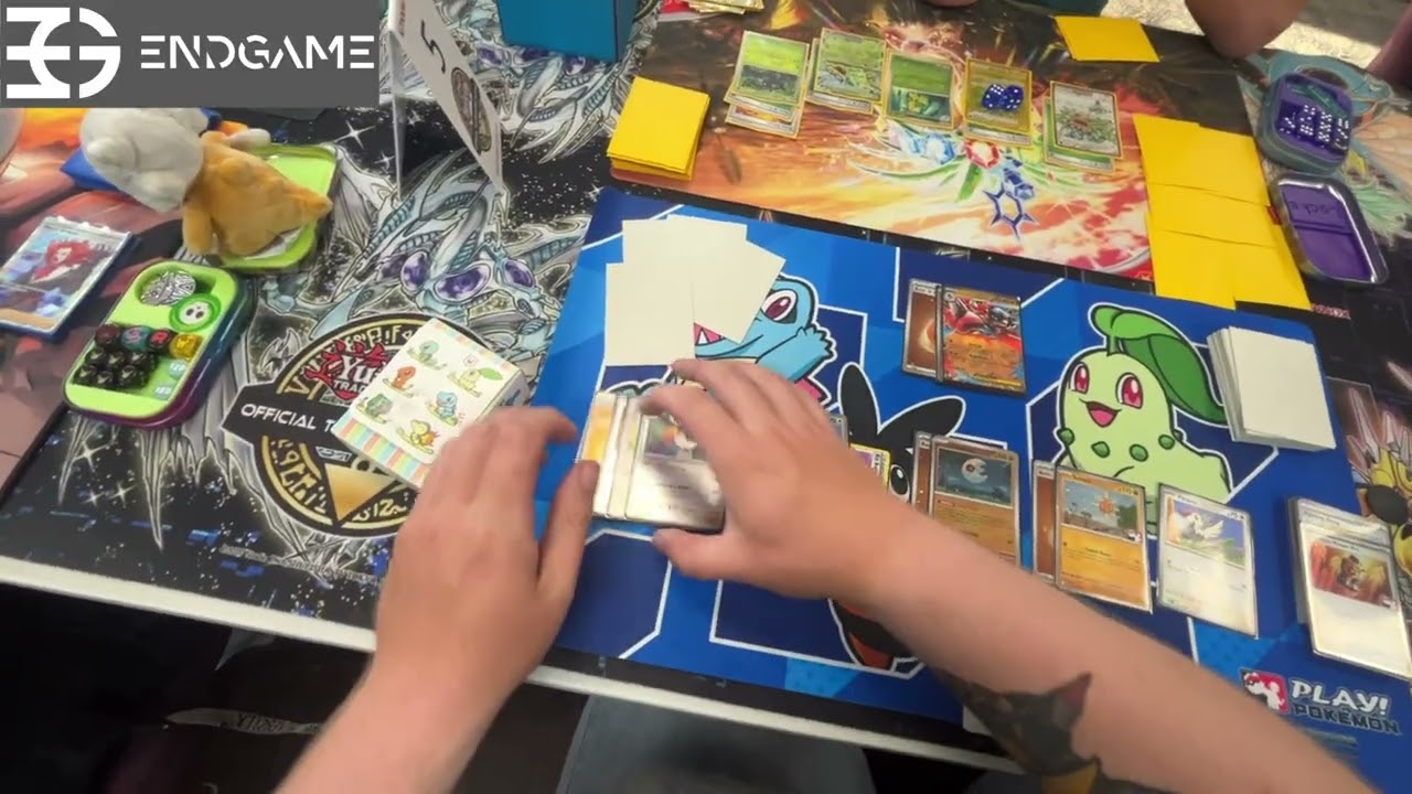 Pok&eacute;mon TCG Pitch Black POV &mdash; Mega Lucario ex/Toucannon против Teal Mask Ogerpon ex/Meganium