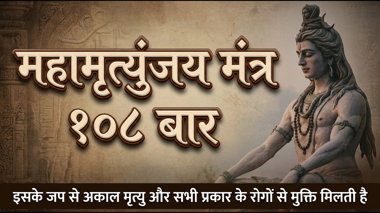 महामृत्युंजय मंत्र 108 times | Mahamrityunjay mantra 108 times fast | maha mrityunjay mantra