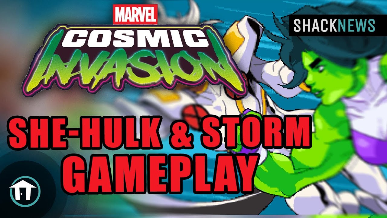 Marvel Cosmic Invasion - She-Hulk & Storm Gameplay