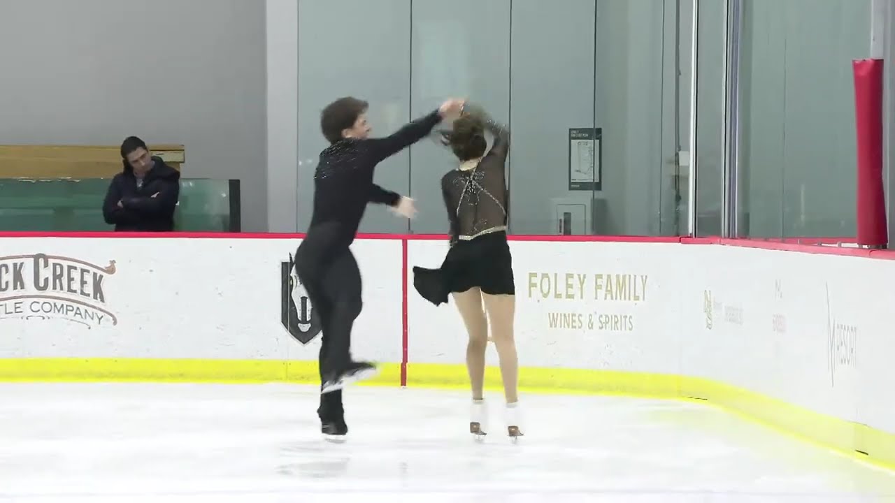 Elliana Peal & Ethan Peal | Senior Rhythm Dance | 2026 Pacific Coast Sectional Ice Dance Final
