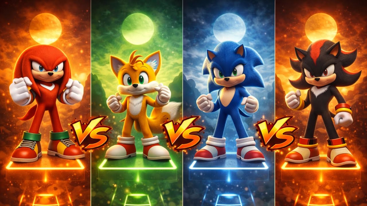Sonic The Hedgehog | Tiles Hop Rhythm Music | part 25