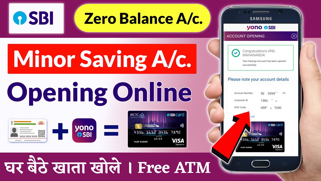 SBI Minor Account Opening Online | SBI Minor Account Open Online | SBI Minor Account Opening 2023