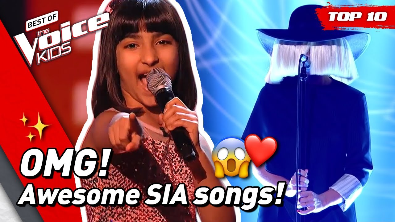 TOP 10 | Would SIA turn for these young singers in The Voice Kids? 😍