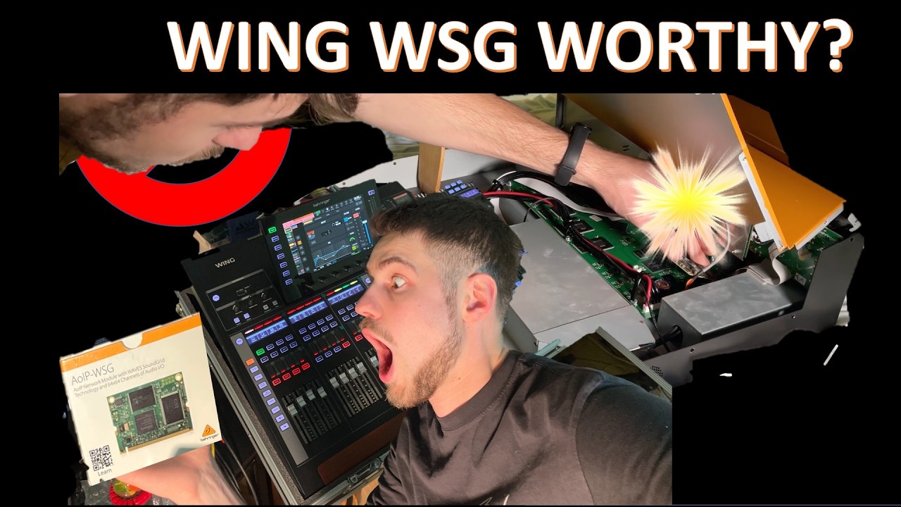 Install Waves SoundGrid (WSG-AoIP) Into BEHRINGER WING!