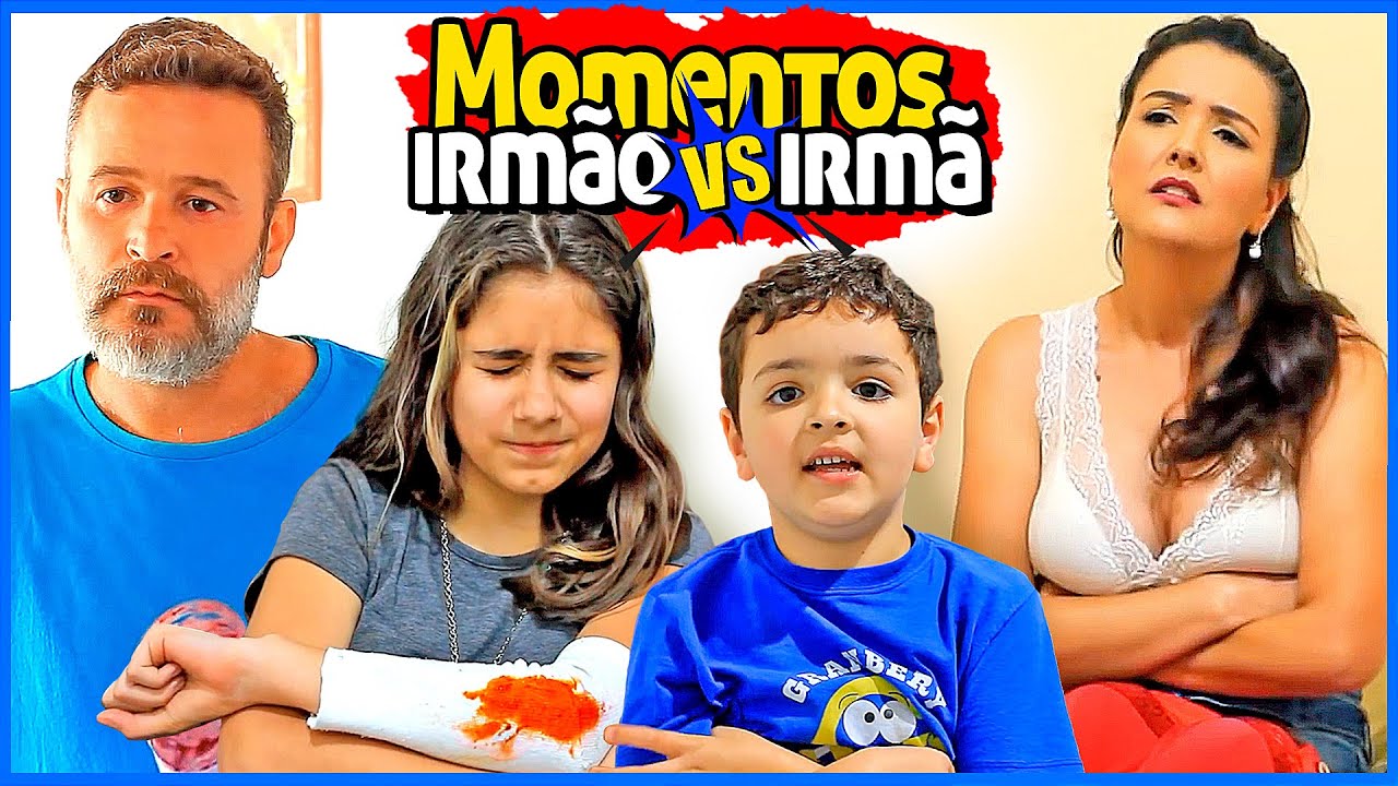 Momentos Irmão VS Irmã - Compilado de momentos inesquecíveis entre irmãos