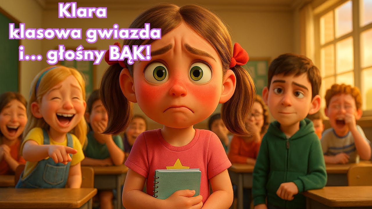 Klara &ndash; klasowa gwiazda i głośny BĄK! 🙊🙈 Bajka dla dzieci do słuchania. Audiobook dla dzieci na sen