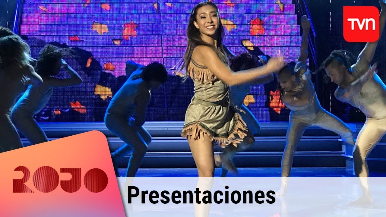 Rojo |  Nicole Hernández se lució con su baile al estilo 