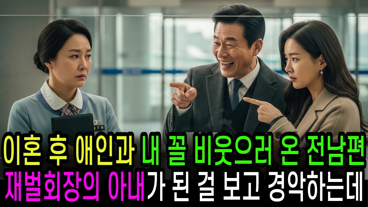 이혼 후 애인과 내 꼴 비웃으러 온 전남편, 재벌회장의 아내가 된 걸 보고 경악하는데