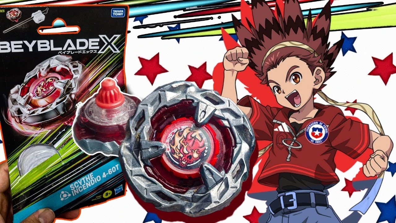 HASBRO BEYBLADE X RELEASE! Beyblade X Scythe Incendio 4-60T UNBOXING & Battles! Lanzamiento en CHILE