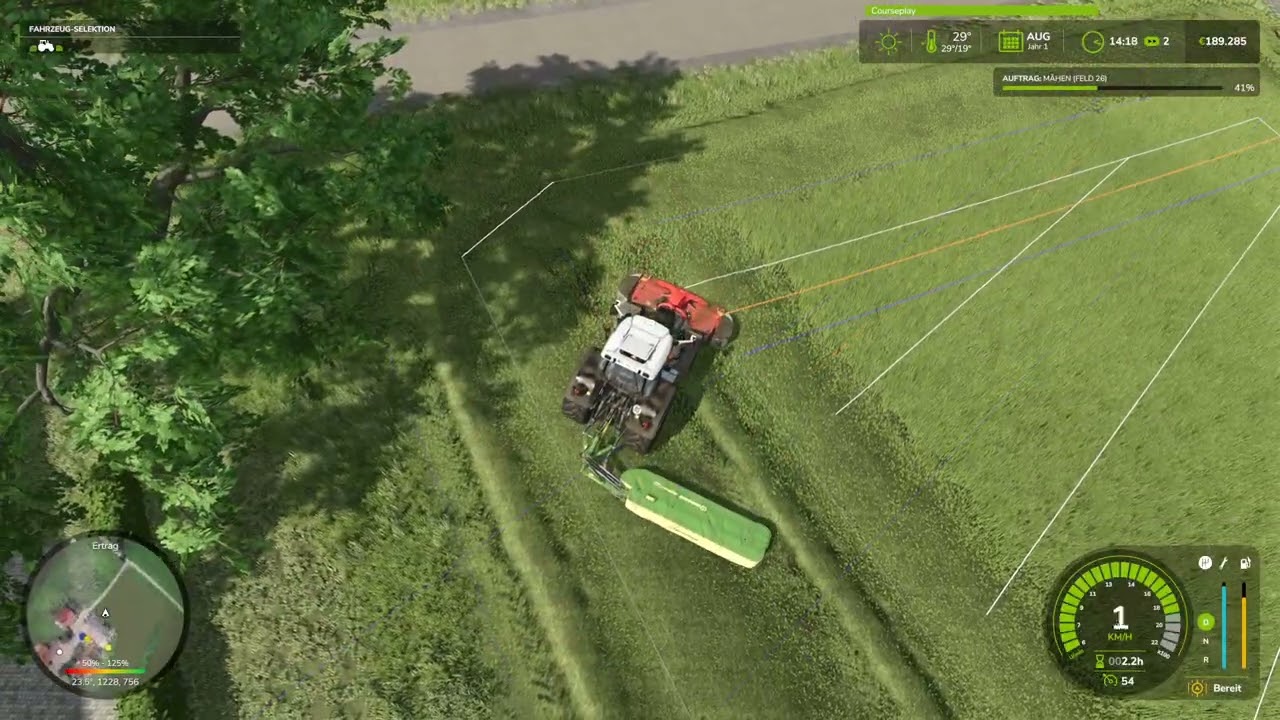 Mähen und keine lust mehr  #fs25 #farming #letsplay 08