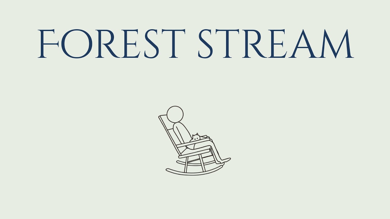 Quiet Forest Stream with Morning Birds | Nature Sounds for Sleeping