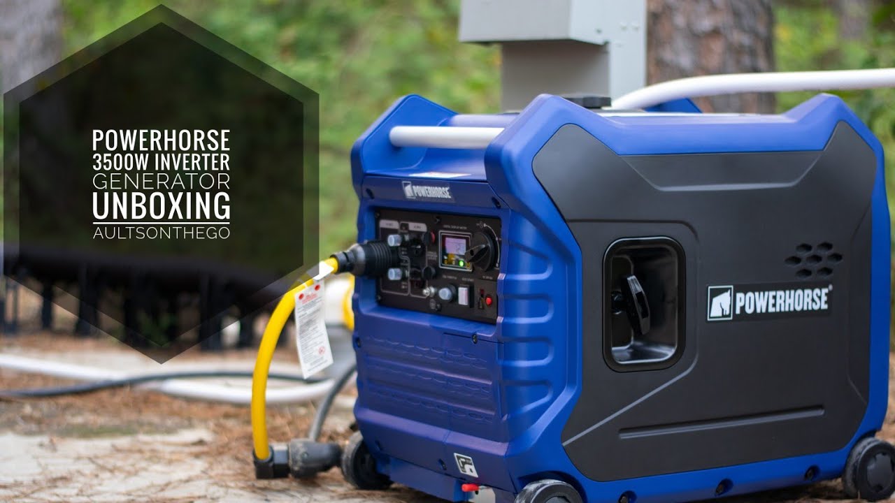 Powerhorse 3500w Inverter Generator Unboxing