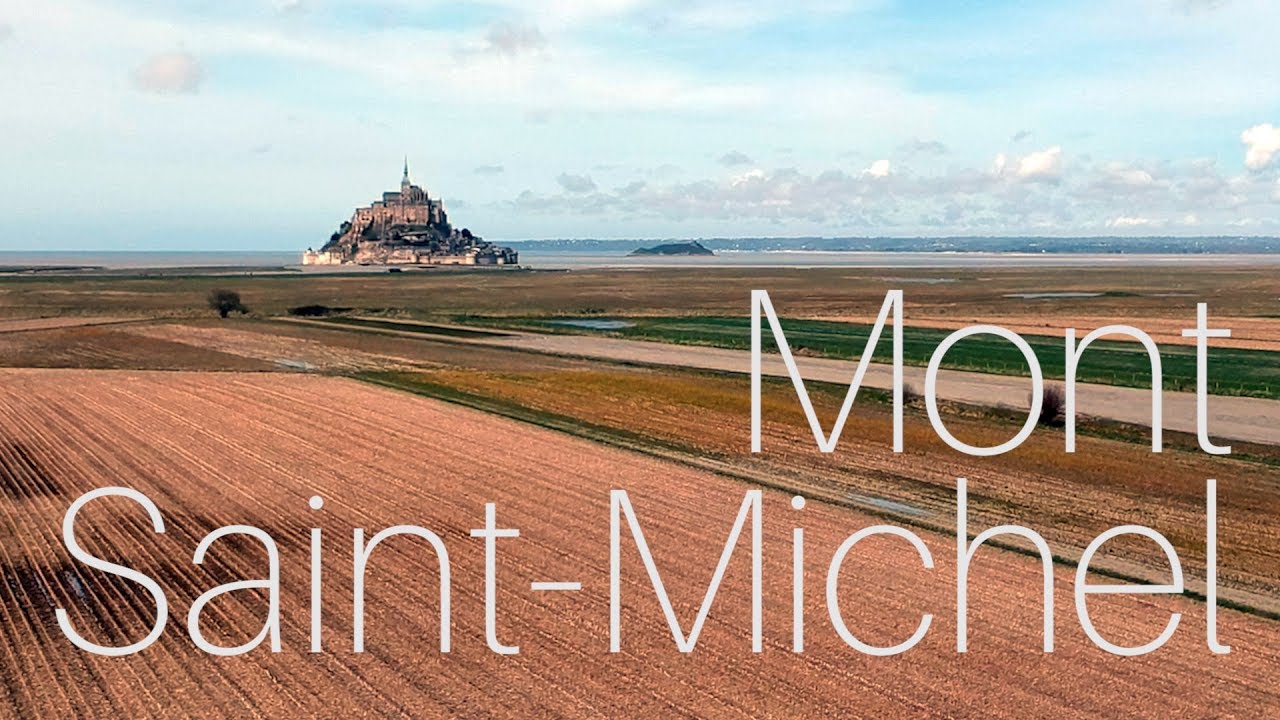Mont Saint-Michele and Saint Jean le Thomas by DJI Spark Drone