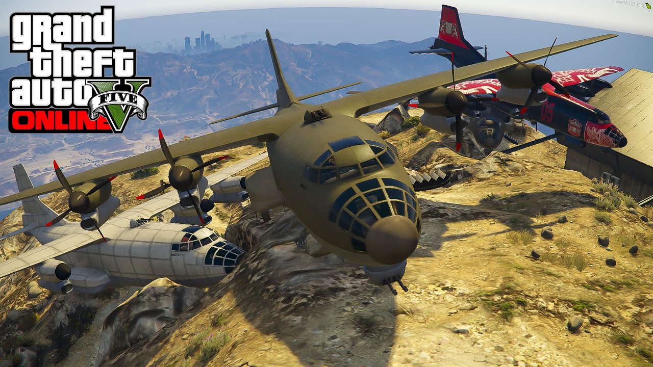 ¡SUBIENDO AVIONES GIGANTES EN EL MONTE CHILIAD! | GTA V MODS