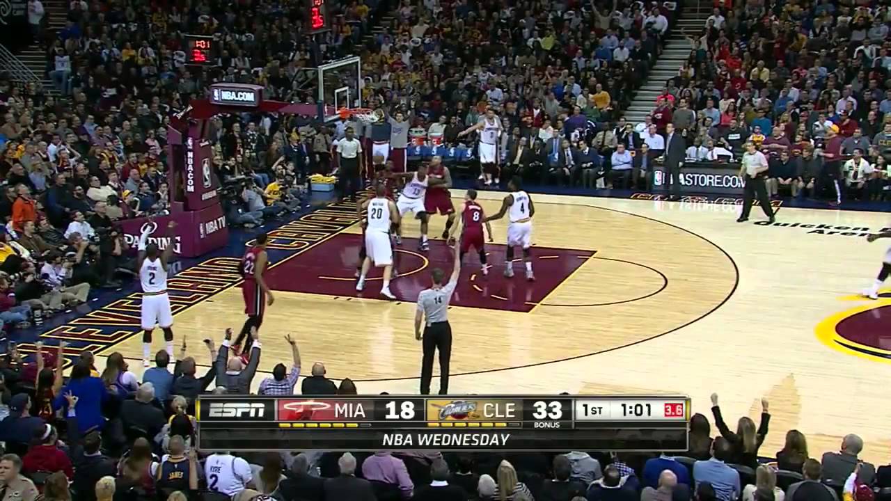 Cleveland Cavaliers Highlights at Miami Heat (February 11, 2015)