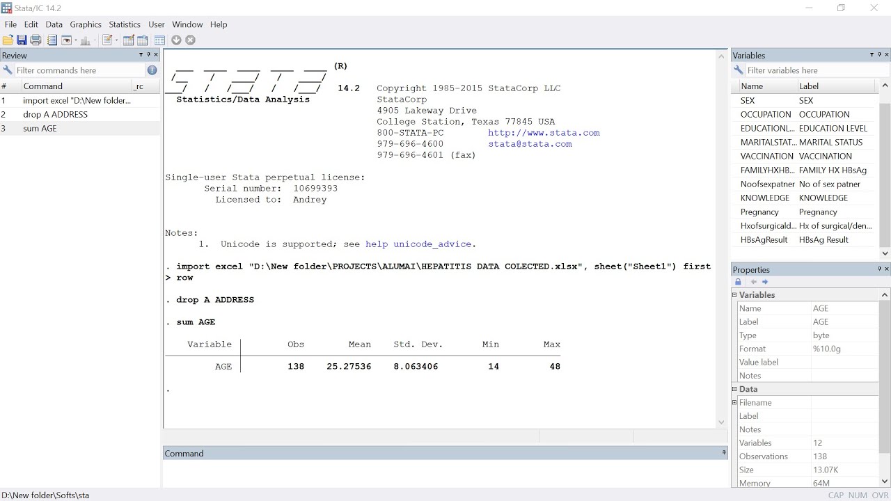 Converting Numerical Variable to  Categorical variable in STATA