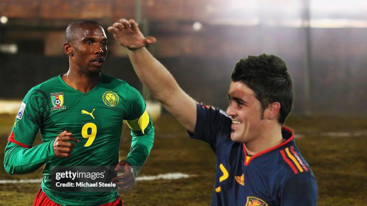 Pes 11 FIFA World Cup South Africa 2010 Cameroon VS Spain MatchDay 23 Quarter Final Match 2 