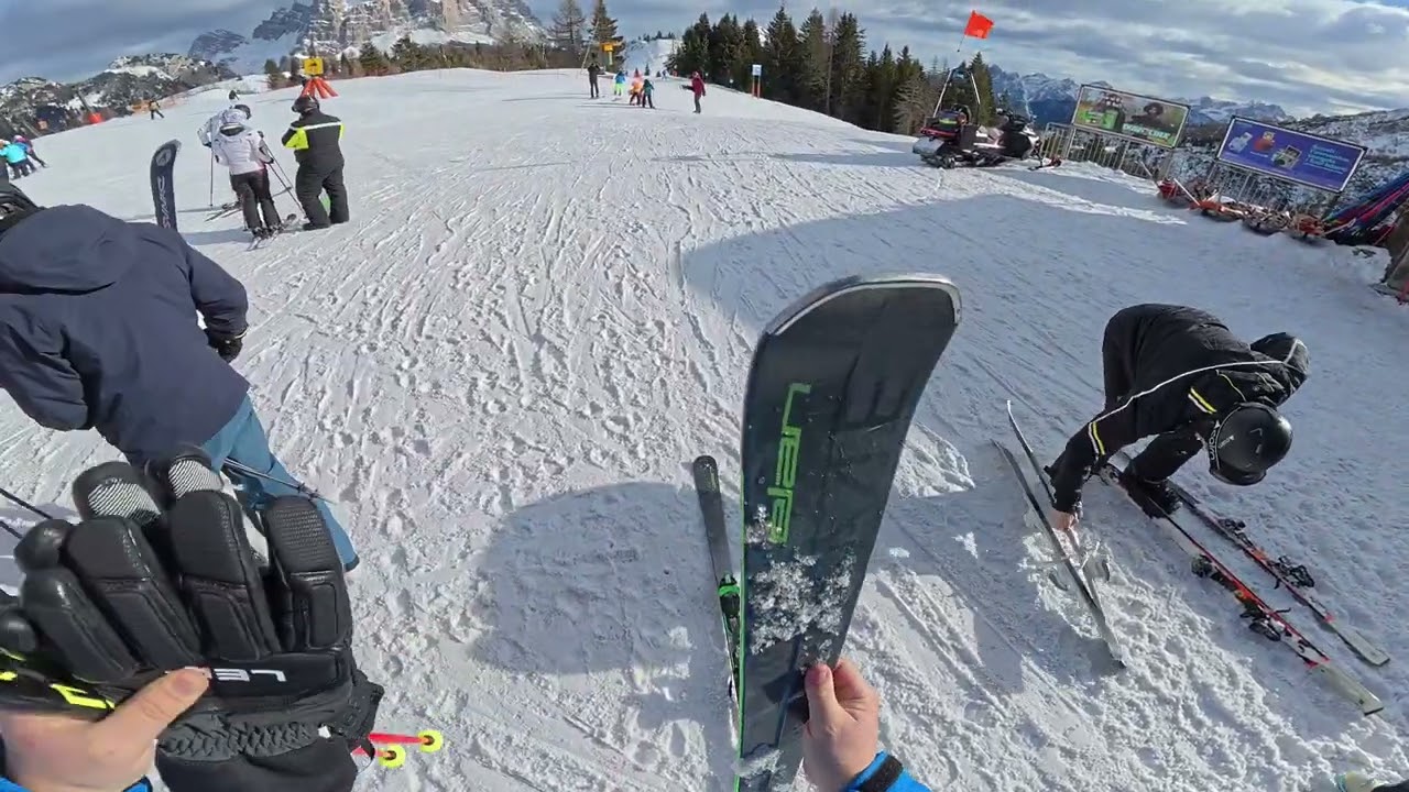 One perfect sunny day in the Civetta ski resort