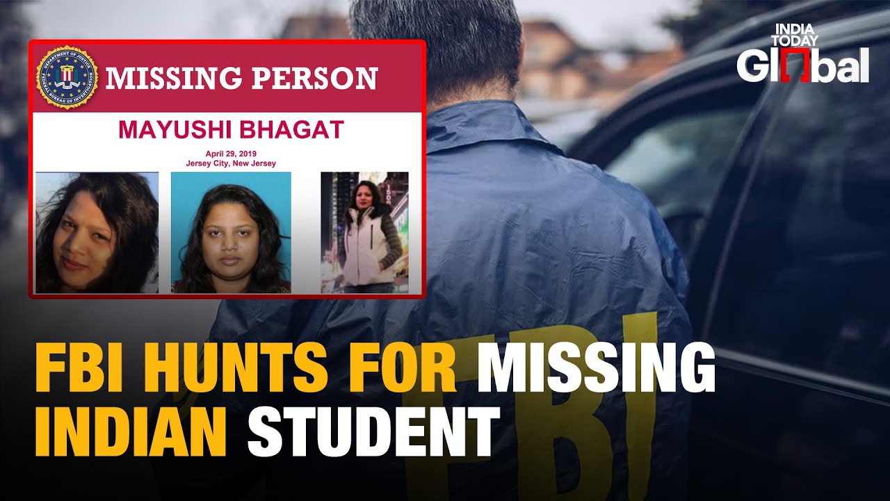 FBI Offers $10,000 Reward for Missing Indian Student Mayushi Bhagat, Gone Since 2019