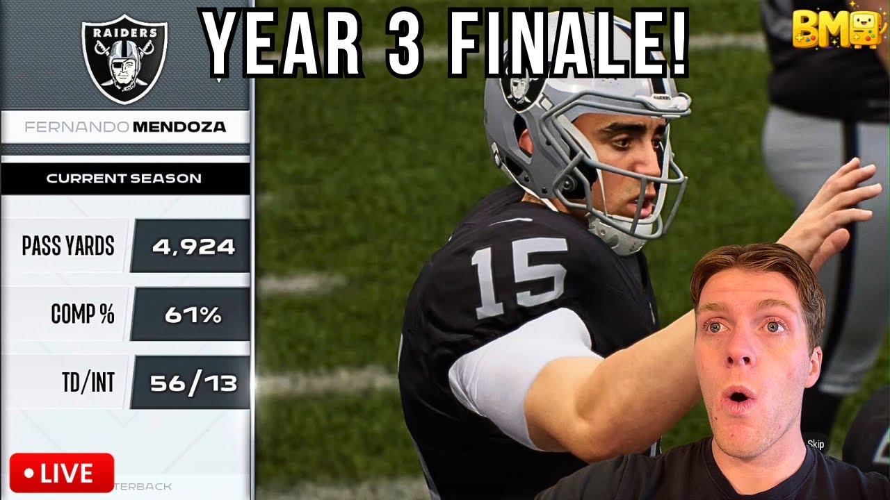 MVP MENDOZA?! 👀 | Raiders Franchise Playoffs | Madden 26 (LIVE)