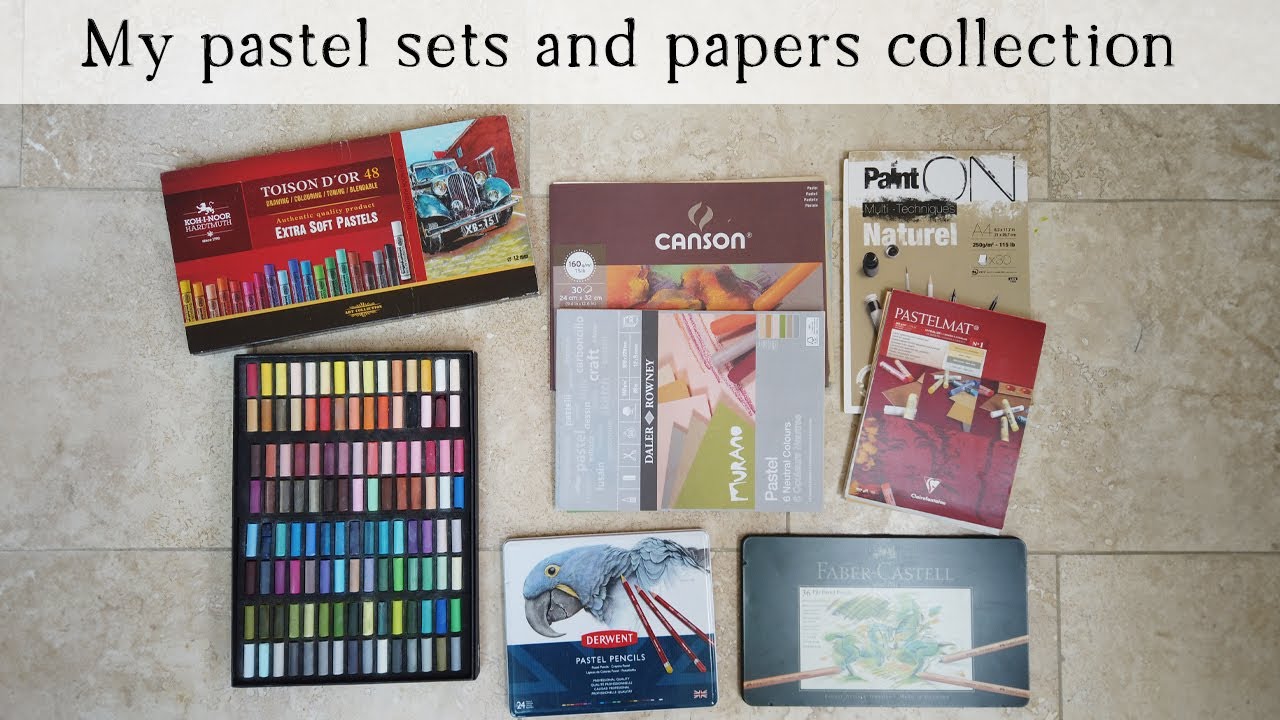 My soft pastel sets and papers collection