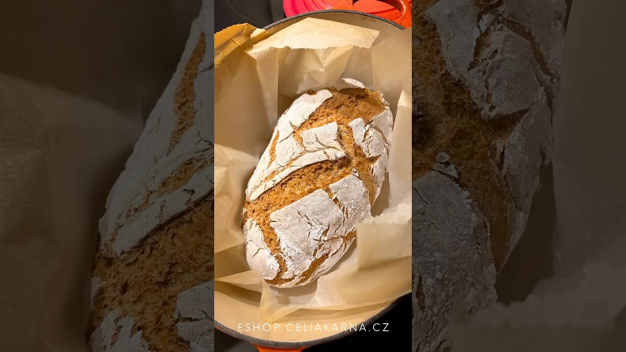 🥖 Bezlepkov&yacute; chl&eacute;b z jednodruhovek, kter&yacute; zvl&aacute;dne každ&yacute;! #bezlepkovepeceni #celiakarna #bezlepku