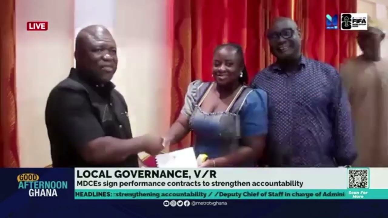 Local Governance, V/R MDCs Sign Performance Contract to Strengthen Accountability 