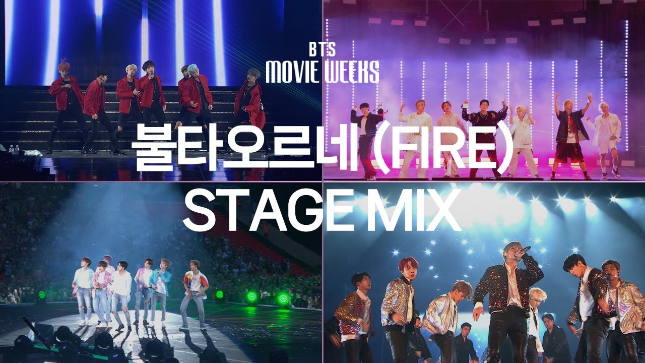 'BTS MOVIE WEEKS '불타오르네 (FIRE)' Stage Mix