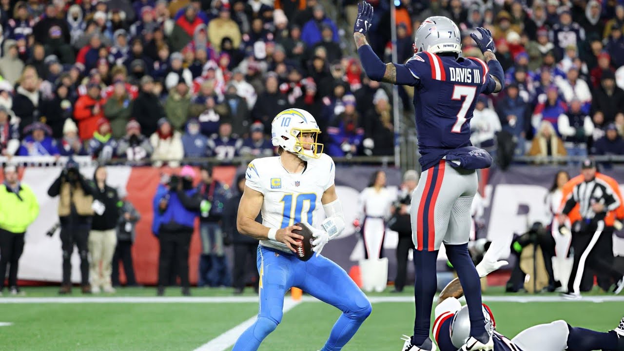 Carlton Davis III - Highlights - New England Patriots vs Chargers - NFL Wild Card Playoffs 2025