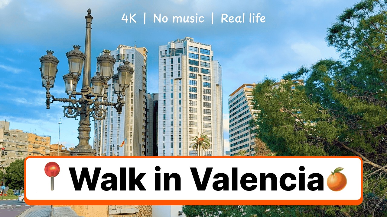 Valencia 4K Walking Tour: Quatre Carreres & Camins al Grau | City of Arts and Sciences