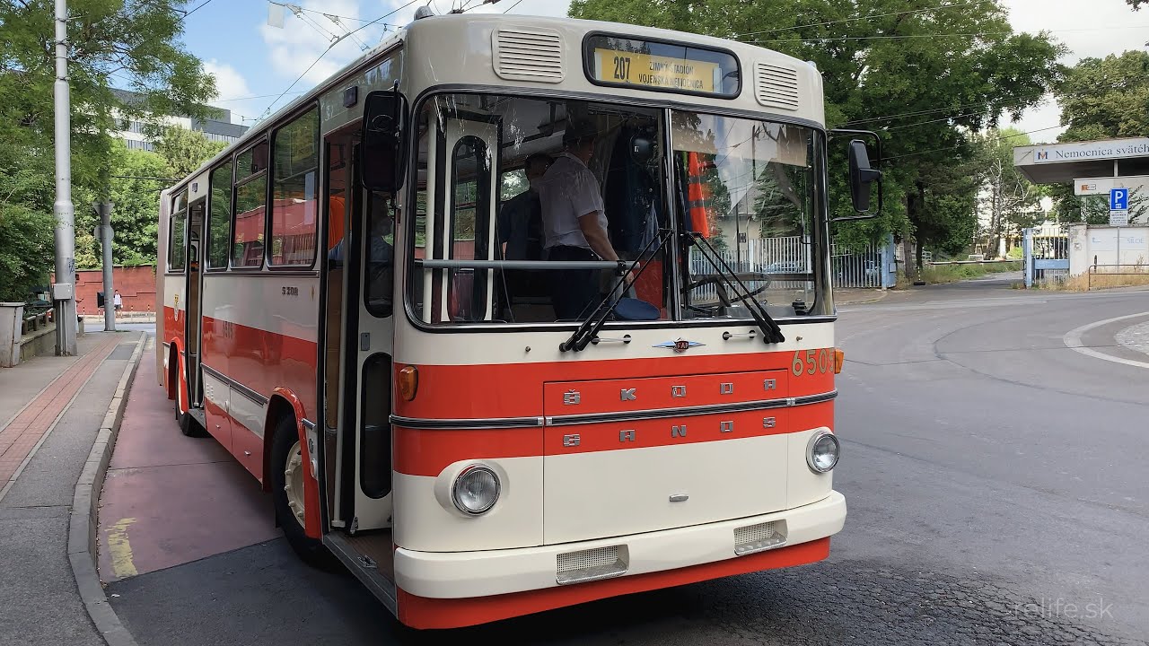 Trolejbus Škoda Sanos S 200 / Bratislava (4K) 2021