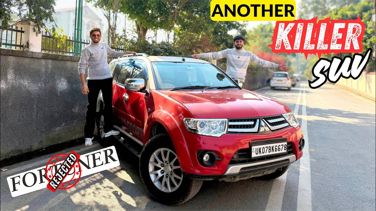 The Real LEGEND SUV🔥 PAJERO SPORT 4❌4 2015 || Fortuner को रगड़ देगी ये‼️🦍