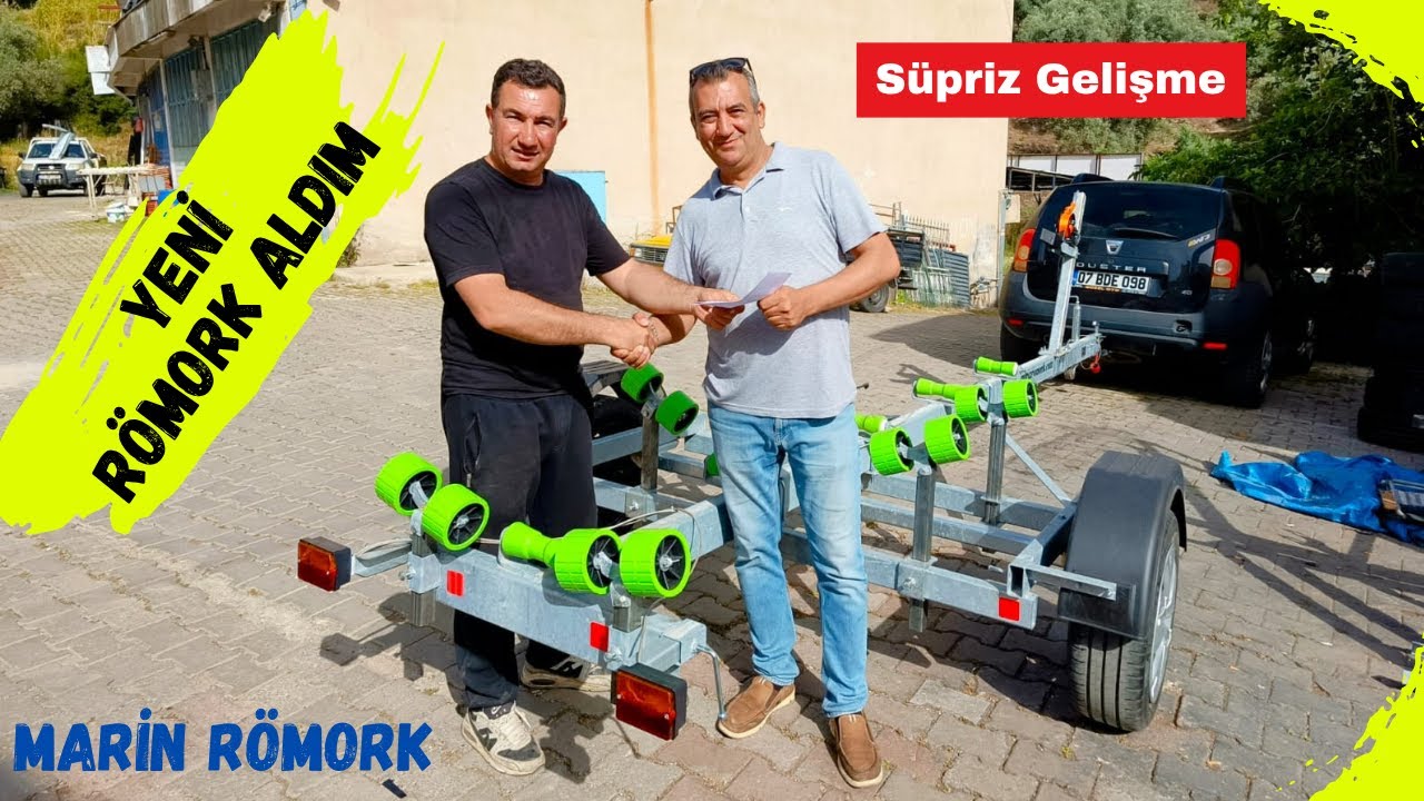 Yeni Tekne Römorku Aldım. MARİN RÖMORK Süpriz Gelişme. #teknerömorku #marinromork #özdere