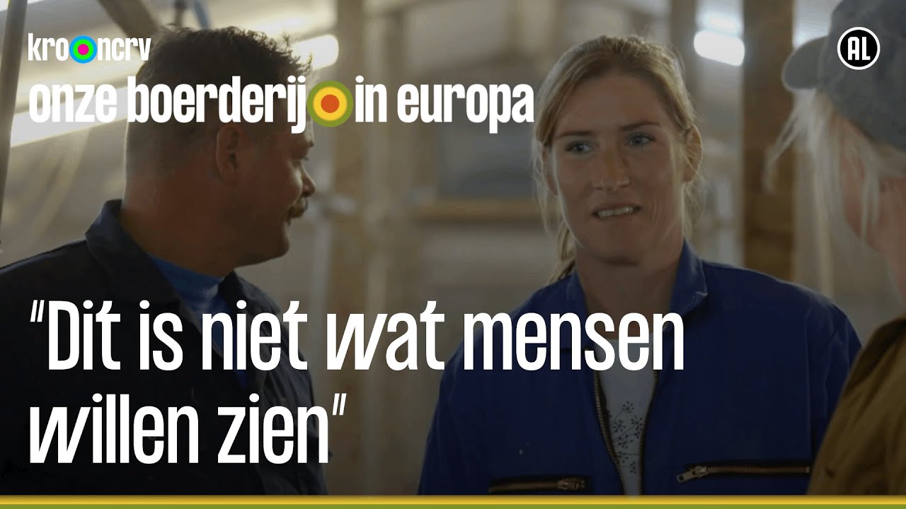 Boer Marnix en Emmie hebben moeite met de vleesindustrie | Onze boerderij in Europa | KRO-NCRV