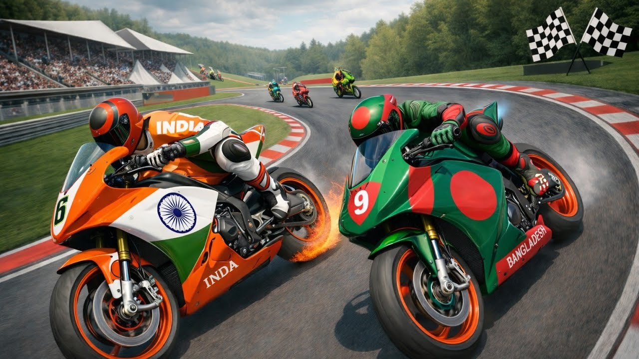 IND vs Bangladesh GT Bike Racing 2026 🇮🇳🔥🇧🇩 | India vs Bangladesh Crazy Speed Battle | Who Wins?