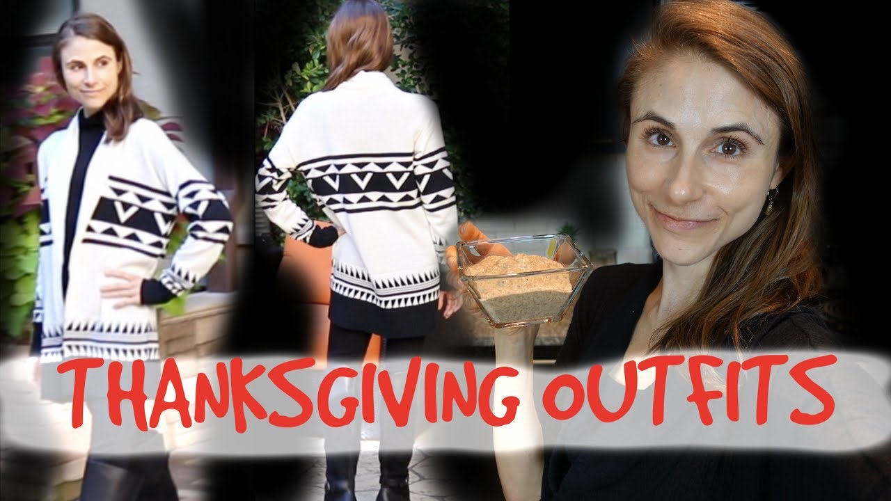 THANKSGIVING HOLIDAY OUTFITS AND APPLE PIE OVERNIGHT OATS| DR DRAY