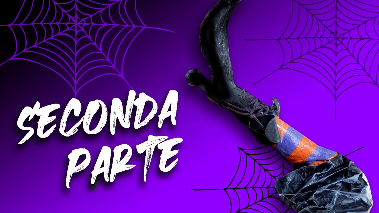 DIY STREGA/BEFANA con carta d'alluminio e cartoncino - HALLOWEEN WITCH TUTORIAL (2^ parte)