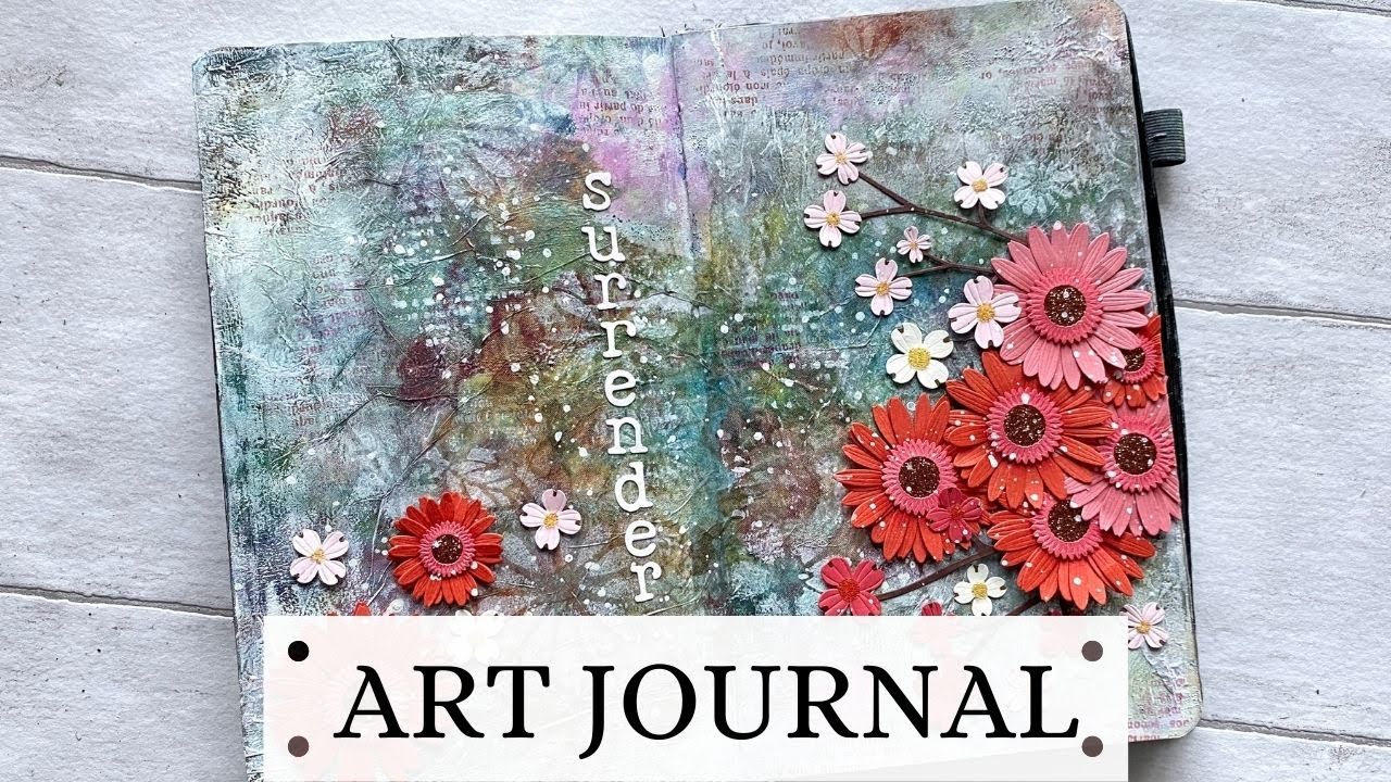 Mixed Media Art Journal - HELLO :)
