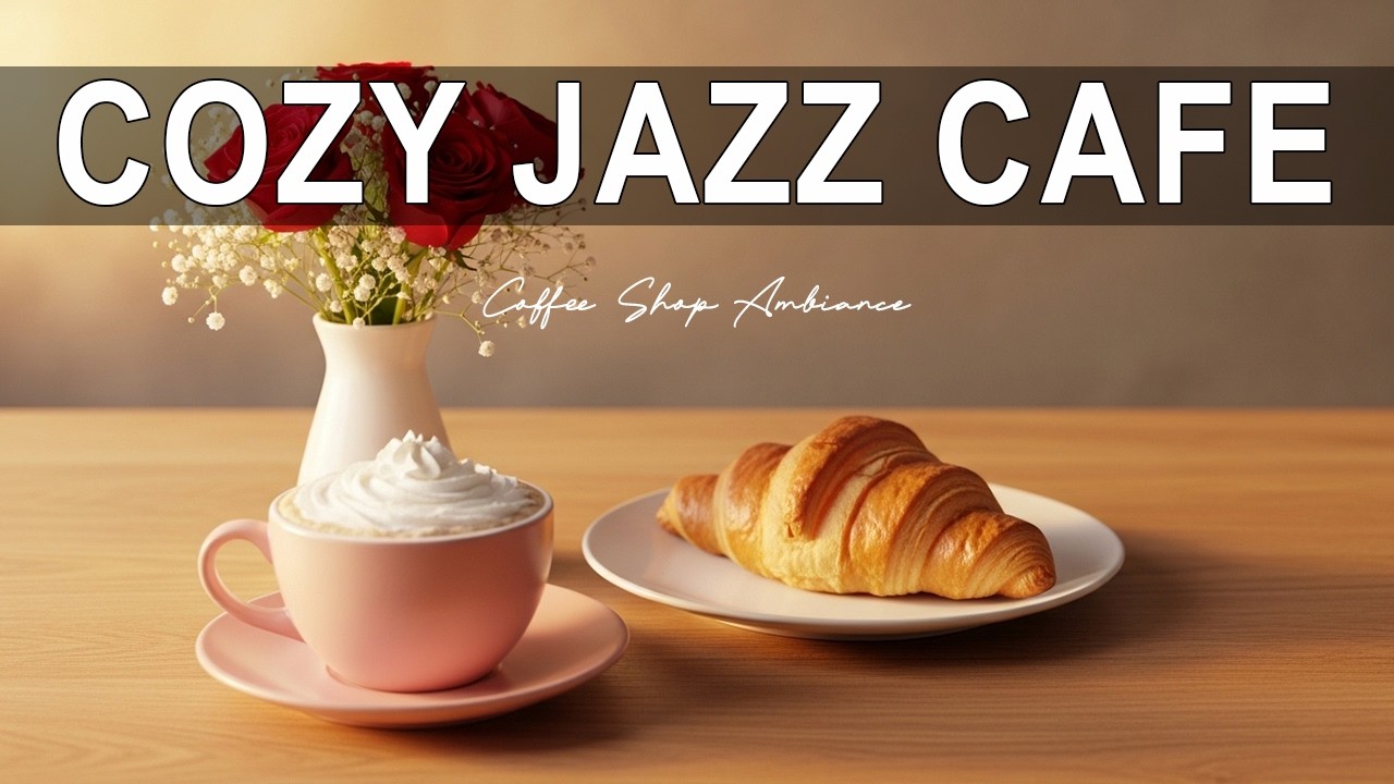 Cozy Jazz Cafe☕ Coffee Shop Ambiance | Happy Bossa Nova Instrumental for Happy Morning.